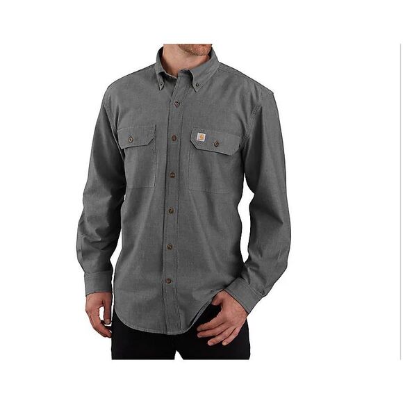 Carhartt Original Fit Button Up Shirt – Men’s 3XL Regular 100% Cotton Workwear - Picture 1 of 10